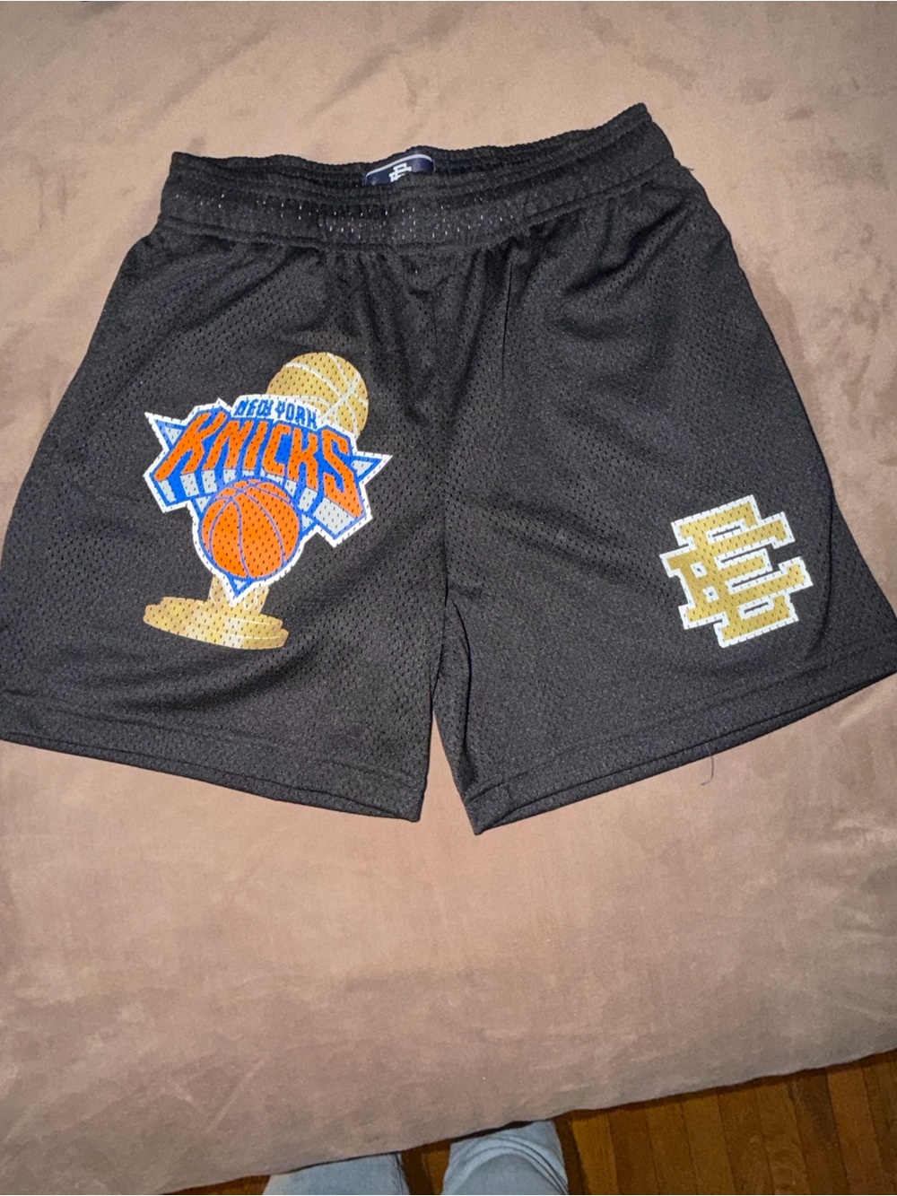 Eric Emanuel New York Knicks championship Mesh Shorts